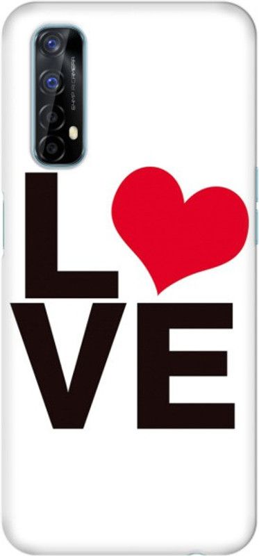 COBIERTAS Back Cover for Realme 7  (White, Black, Hard Case)