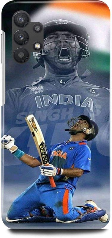 FRONK Back Cover for SAMSUNG M32 5G, YUVRAJ, SINGH, YUVI, INDIAN, PLAYER, RCB  (Blue, Hard Case, Pack of: 1)