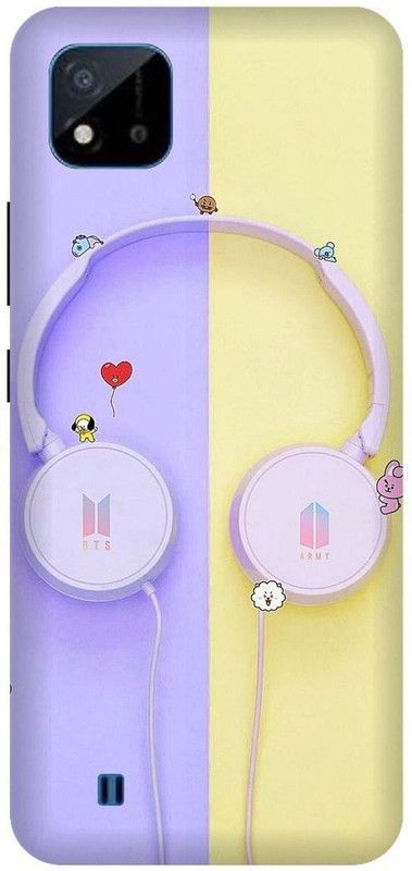 3D U PRINT Back Cover for Realme C20 ,RMX3061,RMX3063 LOVE, ABSTRACT, women,Texture,  (Yellow, Waterproof, Pack of: 1)