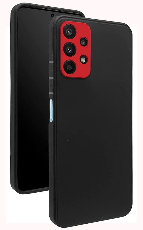 O2MG Back Cover for SAMSUNG Galaxy A23  (Black, Shock Proof, Pack of: 1)