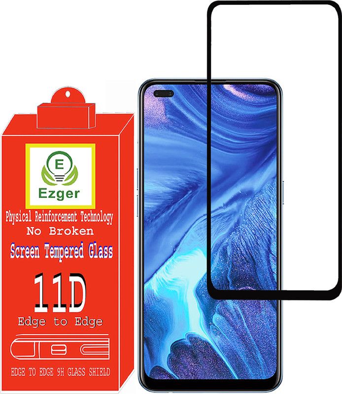 EZGER Tempered Glass Guard for OPPO Reno4, Oppo Reno4 Lite, OPPO Reno 4F, Oppo Reno4 SE  (Pack of 1)