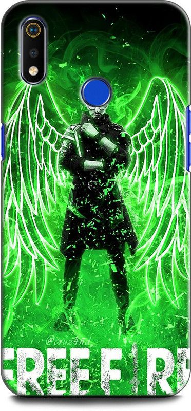 Dronk Back Cover for Realme 3i, RMX1827 FREE FIRE, GAME, QUOTES, ARMY  (Multicolor, Dual Protection, Pack of: 1)
