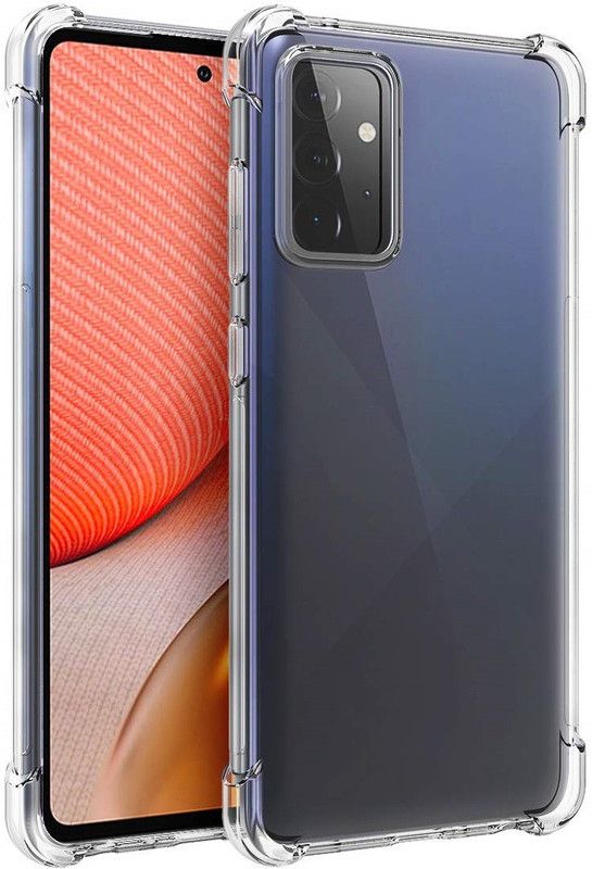CELLCAMPUS Flip Cover for Samsung Galaxy A52  (Transparent, White, Grip Case, Pack of: 1)