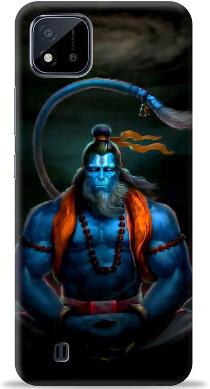 Loffar Back Cover for Realme C11 2021  (Blue, Shock Proof)