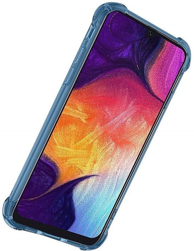 CELLCAMPUS Back Cover for Samsung Galaxy A50, Galaxy A50, Samsung A50  (Transparent, White, Grip Case, Pack of: 1)