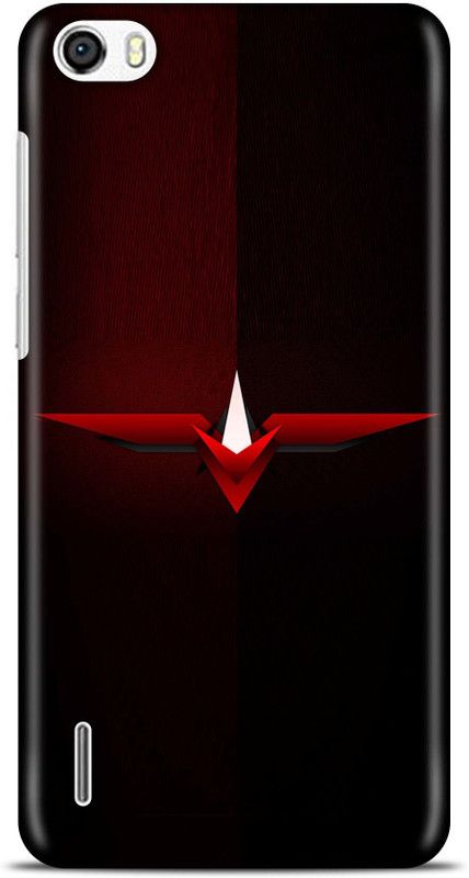 Sankee Back Cover for Honor 6  (Black, Red, Hard Case)