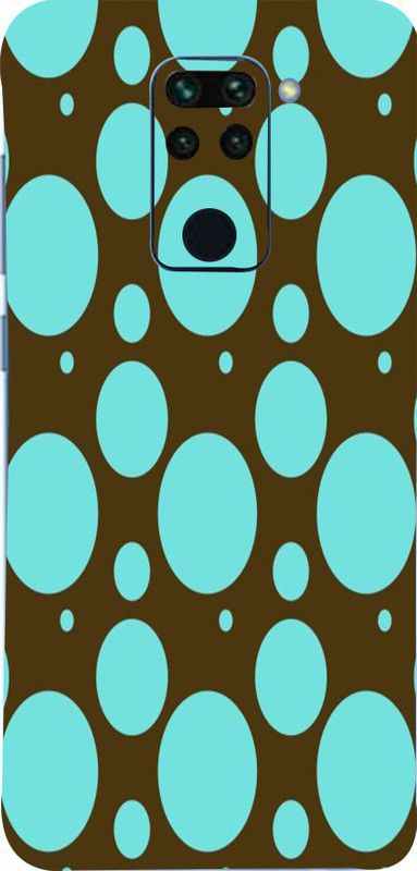 Mclaxa Circles Shapes Mobile Back Skin Guard, Circles Shapes, Redmi Note 9 Pro Mobile Skin  (Circles Shapes Skin With Super Matte Finish)