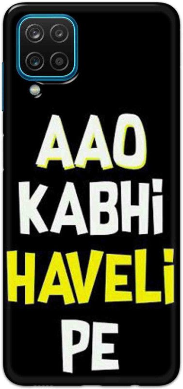 Alve Back Cover for Samsung Galaxy A12  (Black, Pack of: 1)