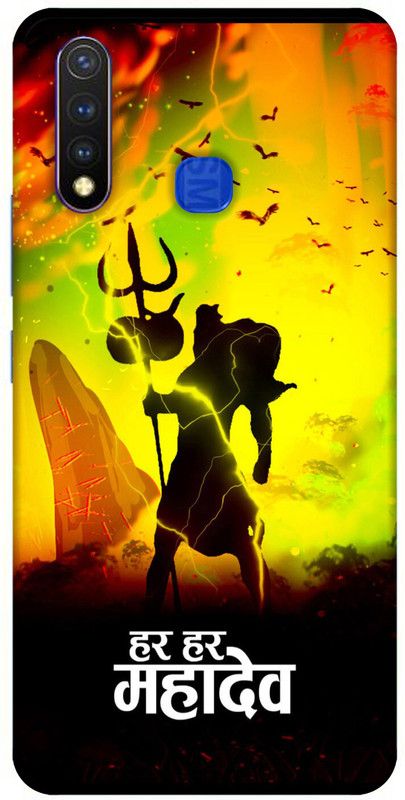 REALKING Back Cover for Vivo Y19 Back Cover  (Multicolor, Grip Case, Silicon, Pack of: 1)