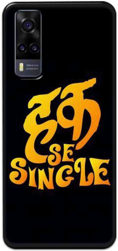 Alve Back Cover for Vivo Y31 2021  (Black, Pack of: 1)