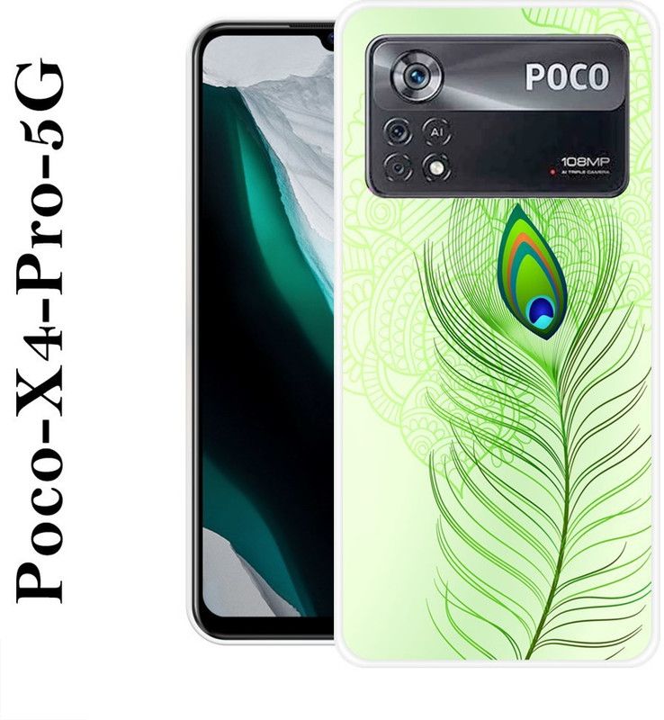 REALKING Back Cover for Poco X4 Pro 5G  (Green, Grip Case, Silicon)