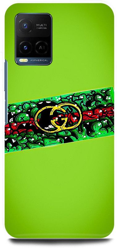 play fast Back Cover for Vivo Y21E NEW, CORAZON, ART, DESIGN  (Green, Hard Case)