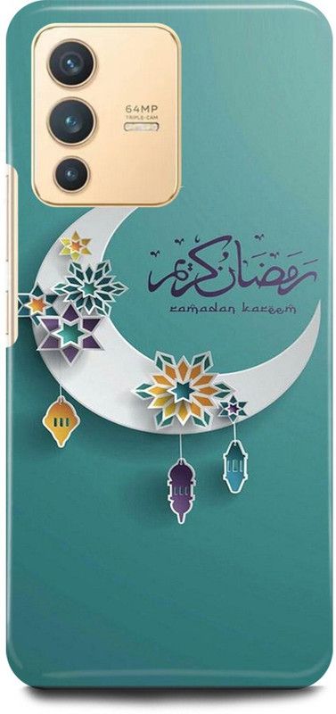play fast Back Cover for Vivo V23 Pro 5G, V2132 WHITE, MOON, CHAAND, ALLAH, MUSLIM, GOD  (Green, Hard Case, Pack of: 1)