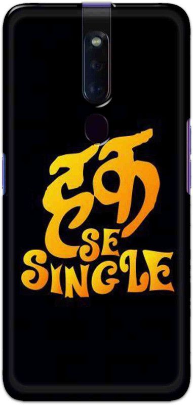 Alve Back Cover for Oppo F11 Pro  (Black, Pack of: 1)