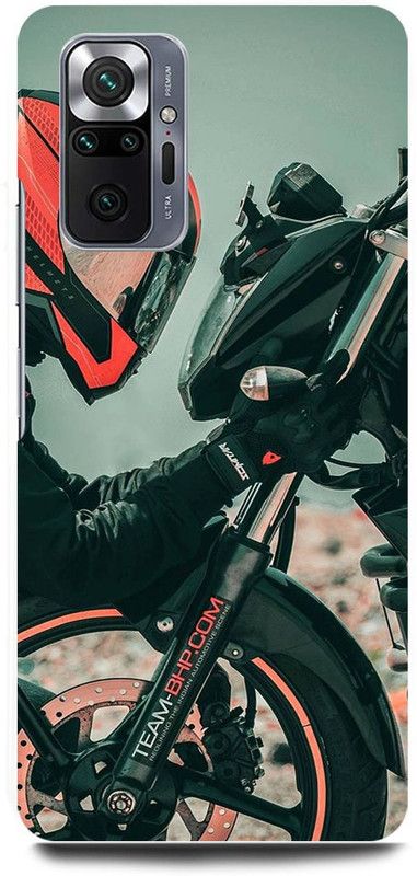 FRONK Back Cover for REDMI Note 10 Pro, RIDER, BOY, BIKE, KTM, DUKE  (Black, Hard Case, Pack of: 1)