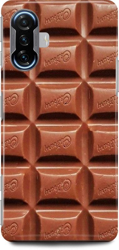 JUGGA Back Cover for POCO F3 GT, CHOCOLATE, CHOCHOLATE, CADBURY, DAIRY, MILK  (Brown, Hard Case, Pack of: 1)