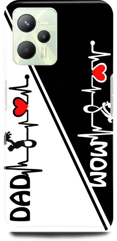 play fast Back Cover for Realme C35, RMX3511 MOM, DAD, MOTHER, FATHER, LOVE  (Black, Hard Case, Pack of: 1)