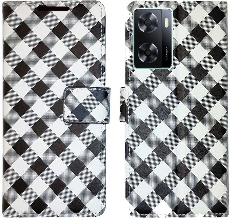 AD Enterprises Flip Cover for Oppo A57 4G in High Quality Material  (Multicolor, Magnetic Case, Pack of: 1)