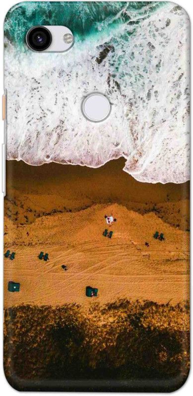 NDCOM Back Cover for Google Pixel 3a XL Ocean Beach Printed  (Multicolor, Hard Case, Pack of: 1)