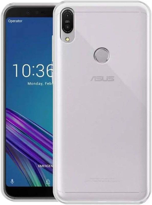 FlexiShield Back Cover for Asus Zenfone Max M2  (Transparent, Shock Proof, Silicon)