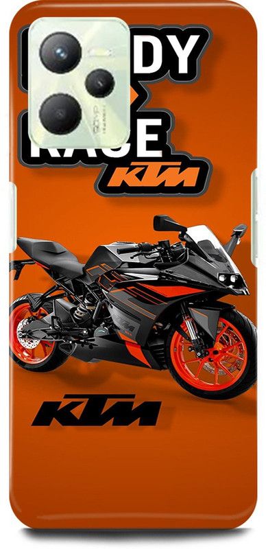 play fast Back Cover for Realme C35, RMX3511 KTM, BIKE, LOVER, RIDER, READY TO RACE  (Orange, Hard Case, Pack of: 1)