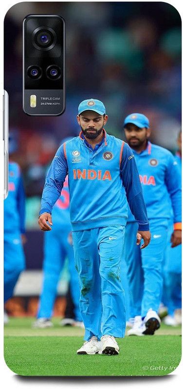 FUGGA Back Cover for Vivo Y51A, V2031, VIRAT, KOHLI, INDIAN, PLAYER, RCB, PLAYER  (Multicolor, Hard Case, Pack of: 1)