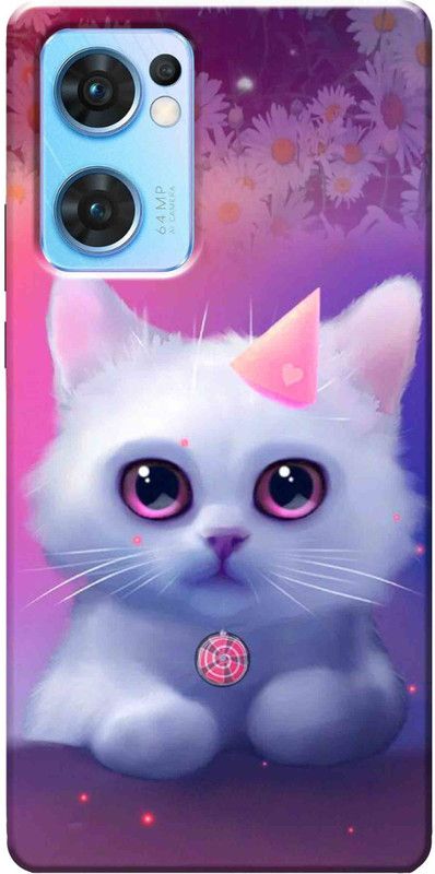 Sheorano Back Cover for OPPO Reno7 5G 2858  (Multicolor, Flexible, Silicon, Pack of: 1)