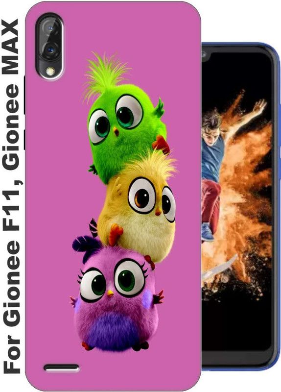 Sheorano Back Cover for Gionee F11/ Gionee Max 2825  (Brown, Dual Protection, Silicon, Pack of: 1)