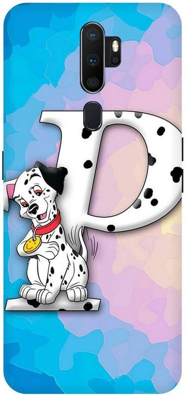 Thecoverking Back Cover for Oppo A5 2020 (P letter,P alphabet,P word, P name, cases cover  (Multicolor, Waterproof, Pack of: 1)