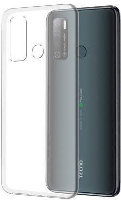 METOO Back Cover for Tecno Spark Power 2 Air Transparent back cover  (Transparent, Dual Protection, Silicon, Pack of: 1)