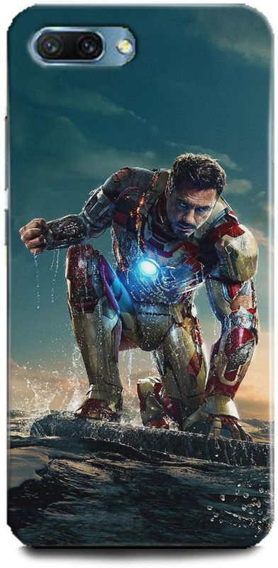 INDICRAFT Back Cover for Honor 10, Ironman, Printed  (Multicolor, Shock Proof, Pack of: 1)