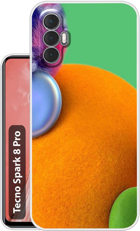Flipkart SmartBuy Back Cover for Tecno Spark 8 Pro  (Multicolor, Silicon, Pack of: 1)
