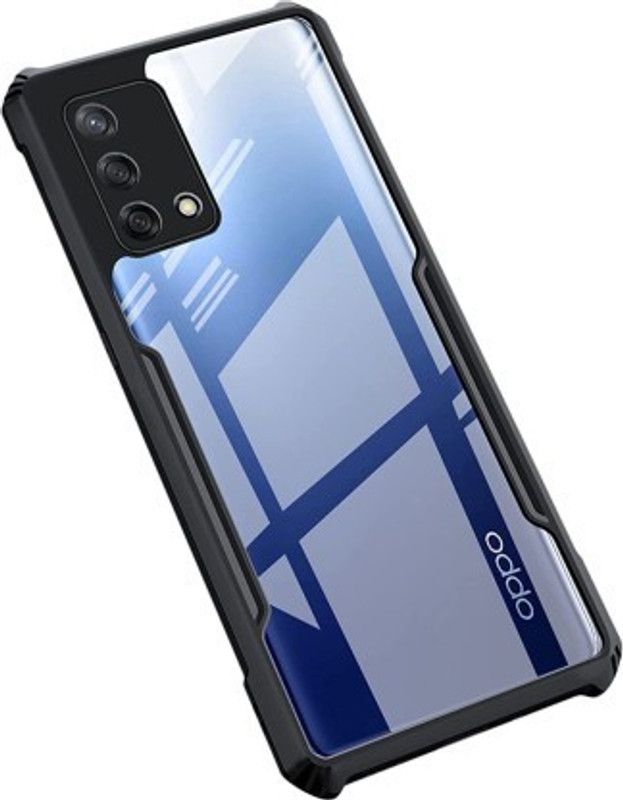 Cermarise Back Cover for Oppo F19S  (Black, Camera Bump Protector, Pack of: 1)