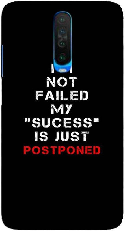 CROKIAN Back Cover for POCO X2 Motivation Back Cover  (Multicolor, Hard Case, Pack of: 1)