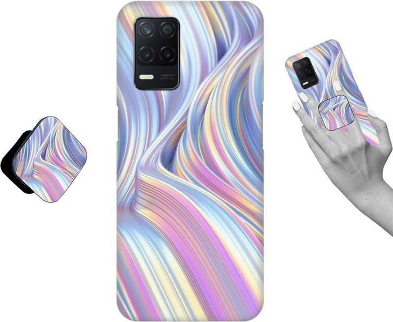 Coberta® Back Cover for Realme Narzo 30 5G  (Multicolor, Cases with Holder, Pack of: 1)