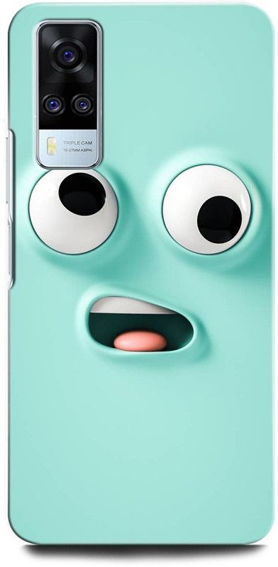 ORBIQE Back Cover for ViVO Y51 V2030 SMILE, SMILE FACE, FUNNY, HAPPY, CARTOON  (Multicolor, Hard Case, Pack of: 1)