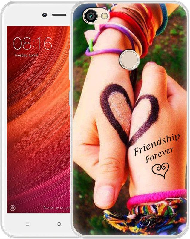 Nainz Back Cover for Mi Redmi Y1  (Multicolor, Grip Case, Silicon, Pack of: 1)