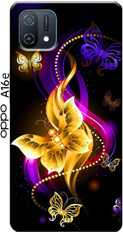 YornoSis Back Cover for Oppo A16e 2582  (Multicolor, Anti-radiation, Silicon, Pack of: 1)