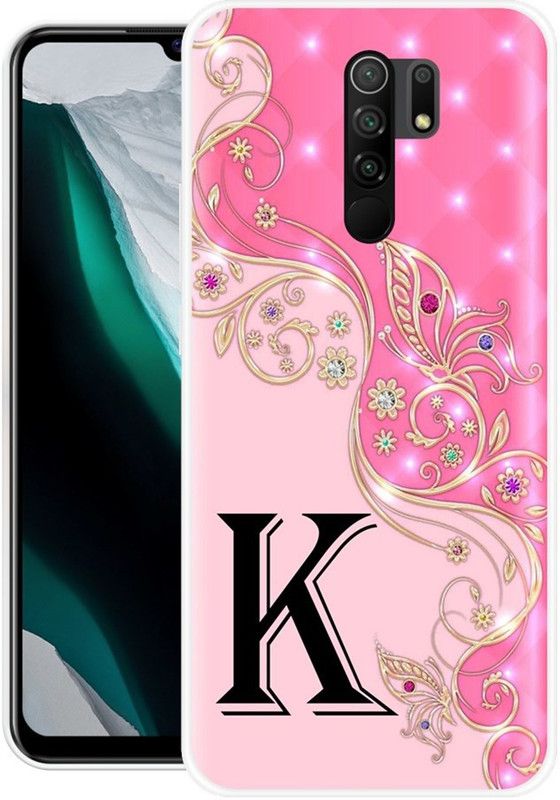 INDIALAND Back Cover for Mi Redmi 9 Prime, POCO M2, POCO M2 Reloaded  (Black, Pink, Silicon)