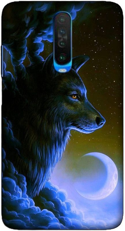 CROKIAN Back Cover for POCO X2 Fox black Back Cover  (Multicolor, Hard Case, Pack of: 1)