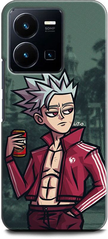 WallCraft Back Cover for Vivo Y35, V2205 BAN, ANIME, LITIOO, BOY, SEVEN DEADLY SINS  (Multicolor, Dual Protection, Pack of: 1)