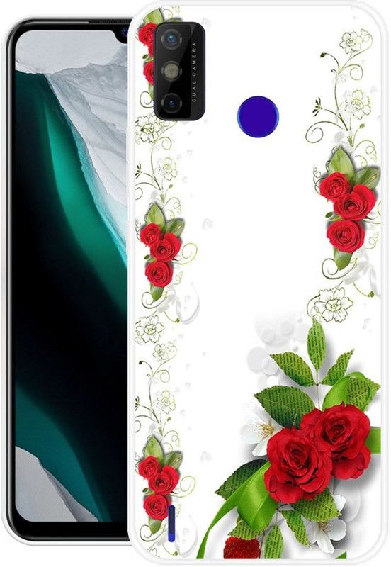MK PRODUCTS Back Cover for Tecno Spark 6 Go  (Multicolor, 3D Case, Silicon, Pack of: 1)