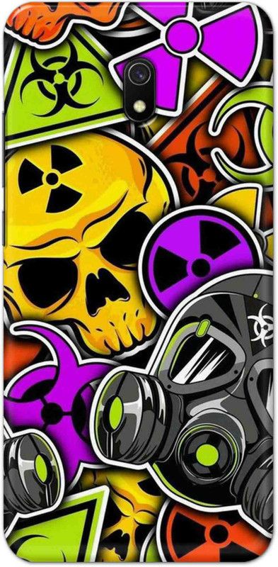 NDCOM Back Cover for Redmi 8A Graffiti illustration Printed  (Multicolor, Hard Case, Pack of: 1)