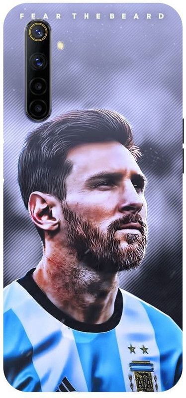 Wall Art Back Cover for Realme 6 MESSI JERSEY, BARCELONA, FOOTBALL, MESSI, JERSEY, FOOTBALL  (Multicolor, Dual Protection, Pack of: 1)