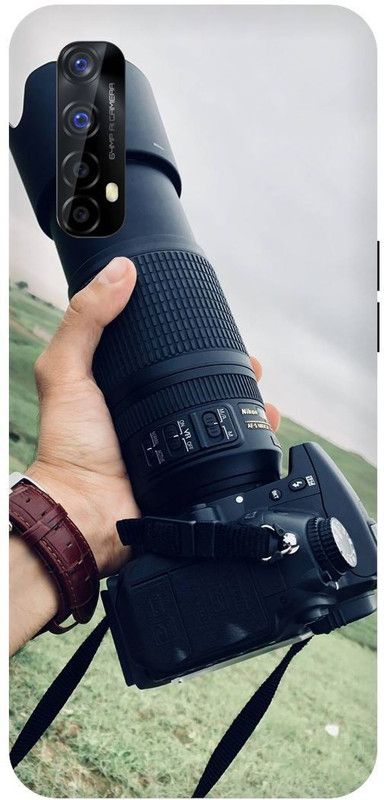 PICHKU Back Cover for REALME 7-RMX2151-CAMERA,LENS,DSLR,PHOTOGRAPHY,SHOOT,NATURE,BOYS,TRANDING,STYLISH  (Black, Hard Case, Pack of: 1)