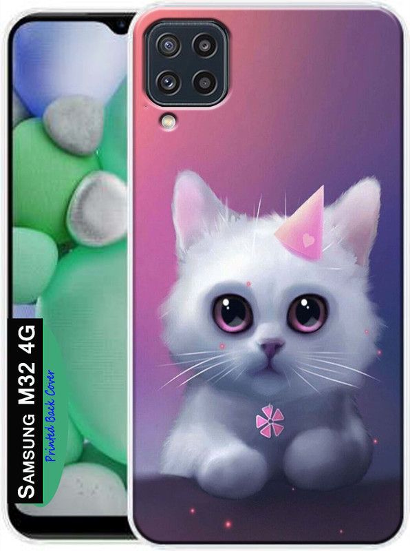 SKYBRUFAN Back Cover for Samsung M32 (4G)  (Multicolor, Dual Protection, Silicon, Pack of: 1)