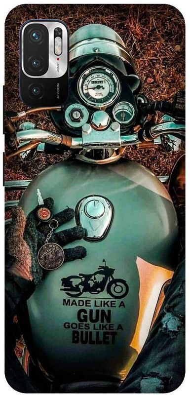 Yoprint Back Cover for REDMI NOTE 10T 5G SPORTS BIKE PRINTED BACK COVER  (Multicolor, Hard Case, Pack of: 1)