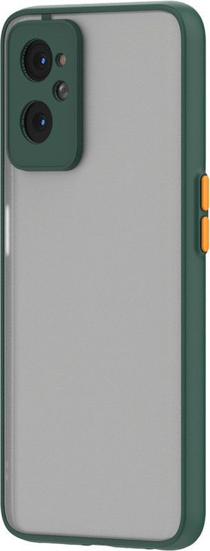 Velfo Back Cover for Oppo A76 (4G)  (Green, Silicon, Pack of: 1)