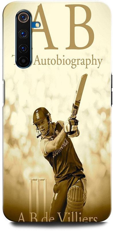 ORBIQE Back Cover for Realme 6 RMX2001 AB DE VILLIERS, CRICKET, BATSMAN, SPORTS  (Multicolor, Shock Proof, Pack of: 1)
