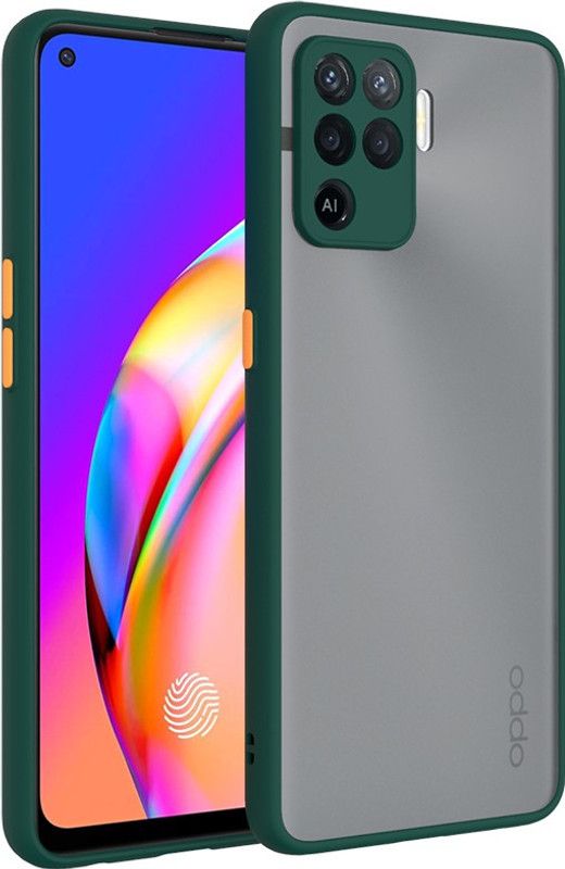 Cermarise Back Cover for Oppo A94  (Green, Camera Bump Protector, Pack of: 1)